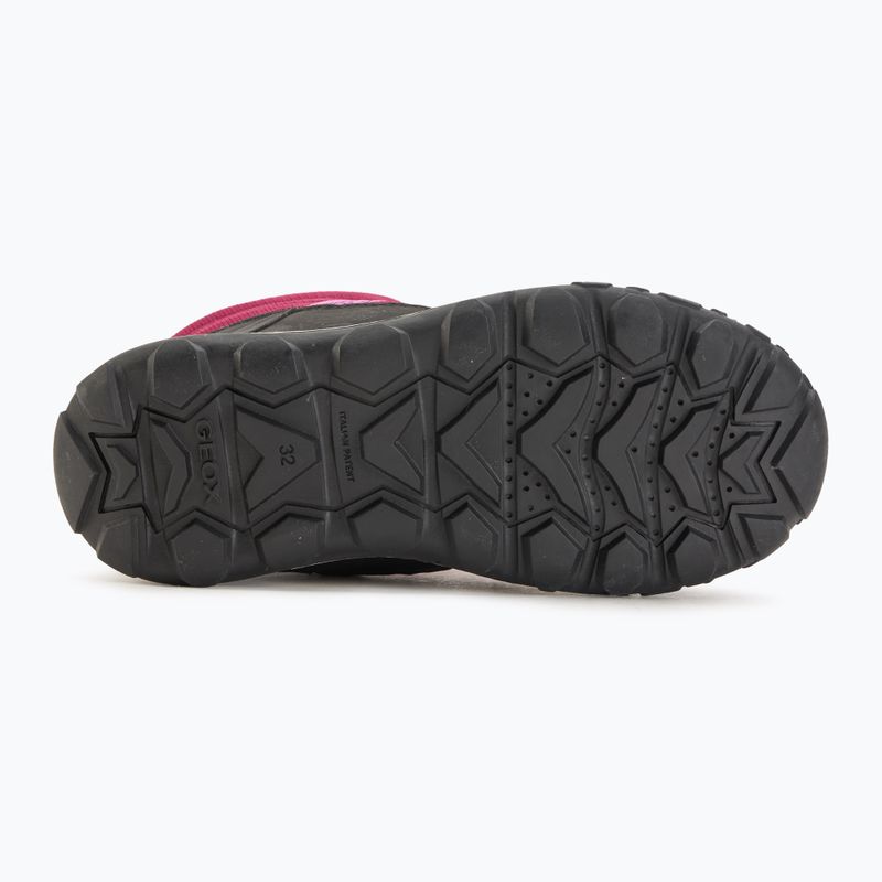 Gyerek hótaposó Geox Trekkyup ABX dark raspberry/black 4