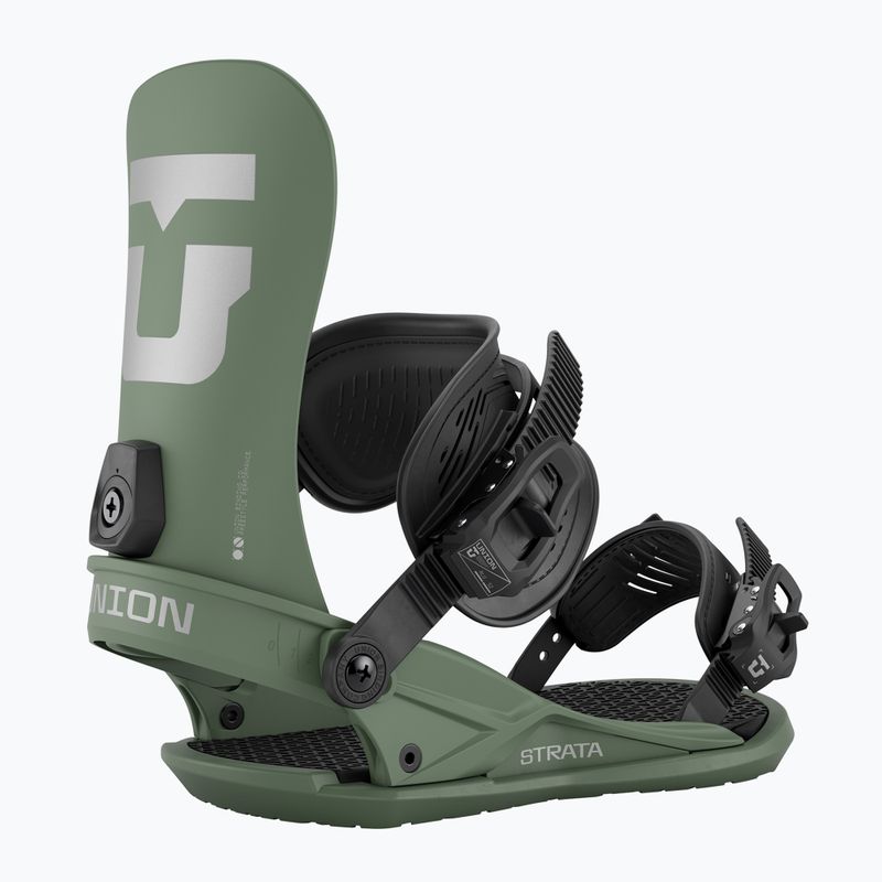 Férfi snowboardkötések Union Strata olive green 2