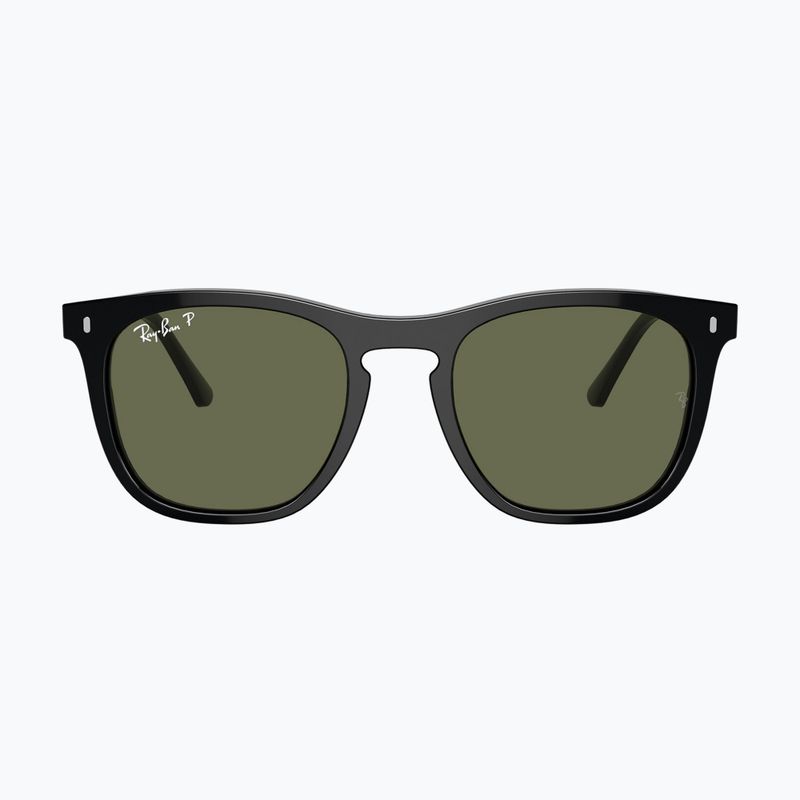 Napszemüveg Ray-Ban RB2210 black/green polarized 2