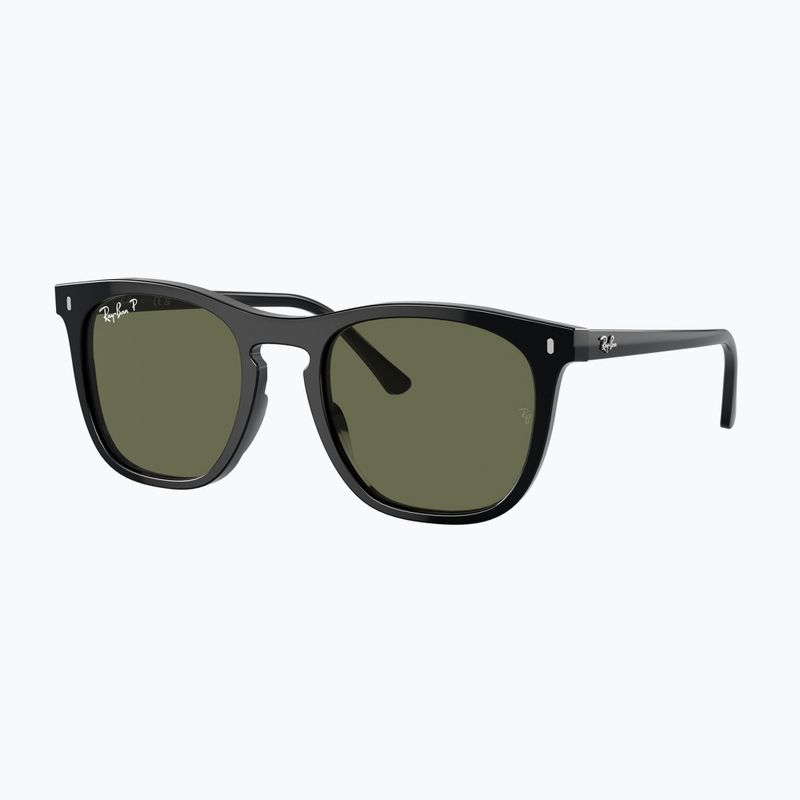 Napszemüveg Ray-Ban RB2210 black/green polarized 4