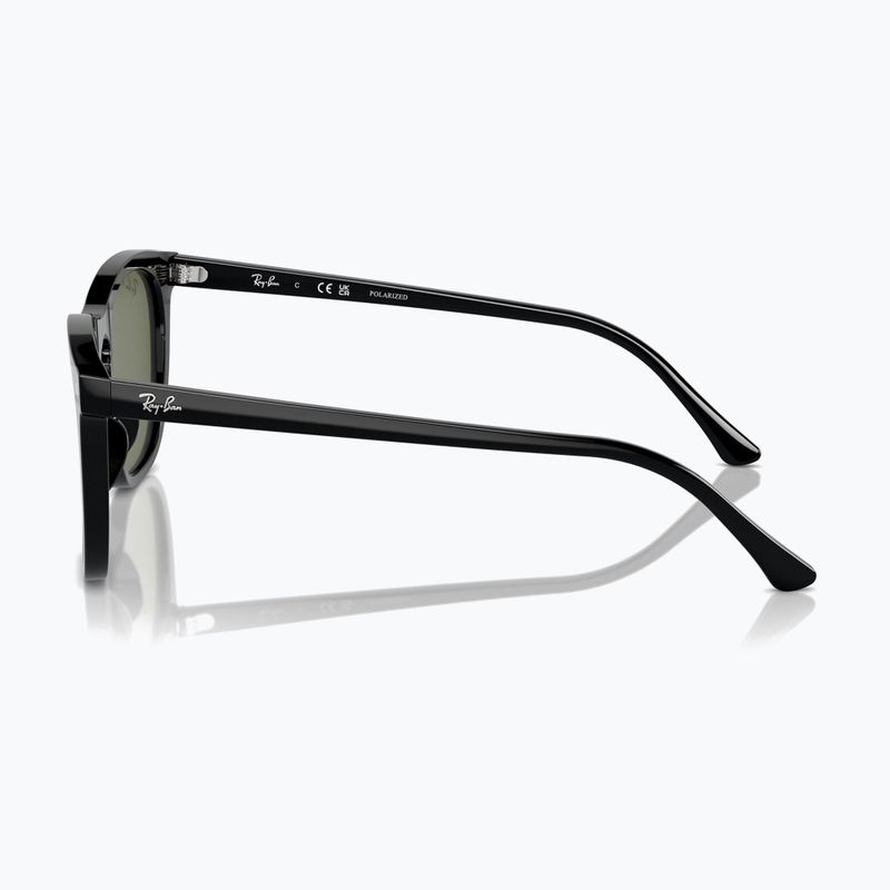 Napszemüveg Ray-Ban RB2210 black/green polarized 6