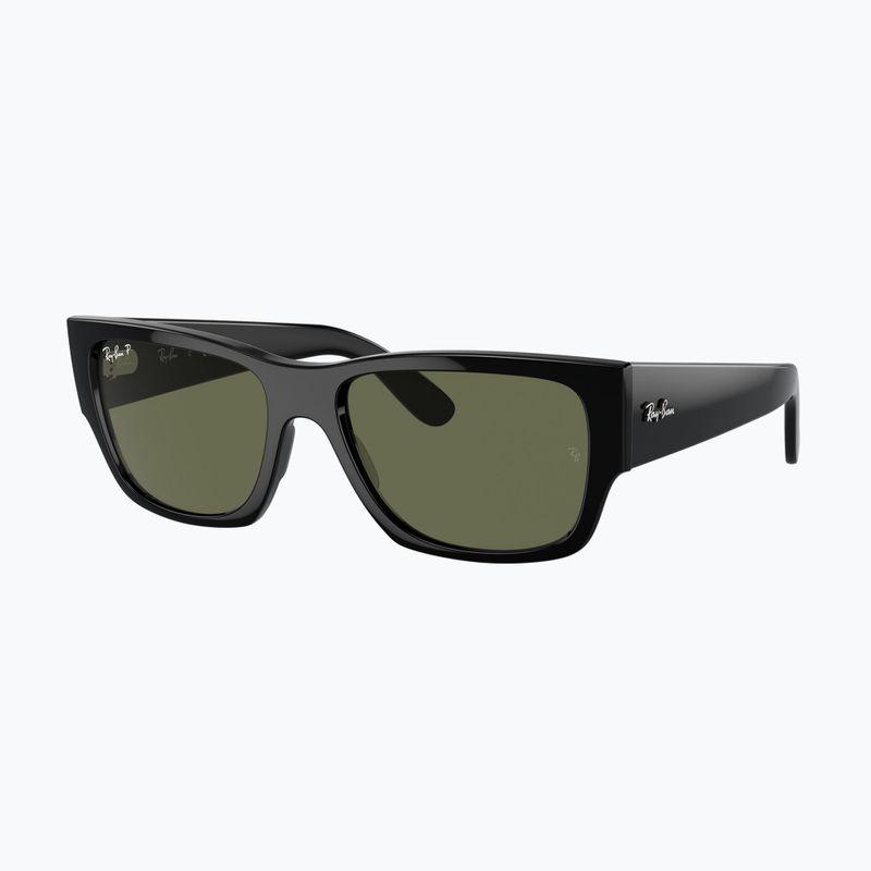 Napszemüveg Ray-Ban Carlos black/green polarized 4