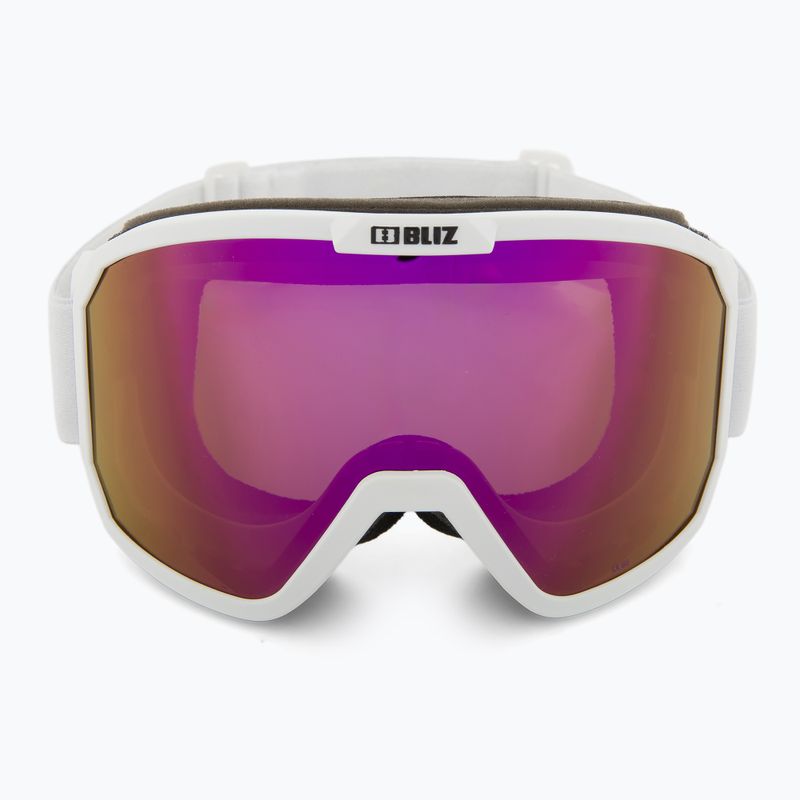Síszemüveg Bliz Rave matt white/brown pink 2