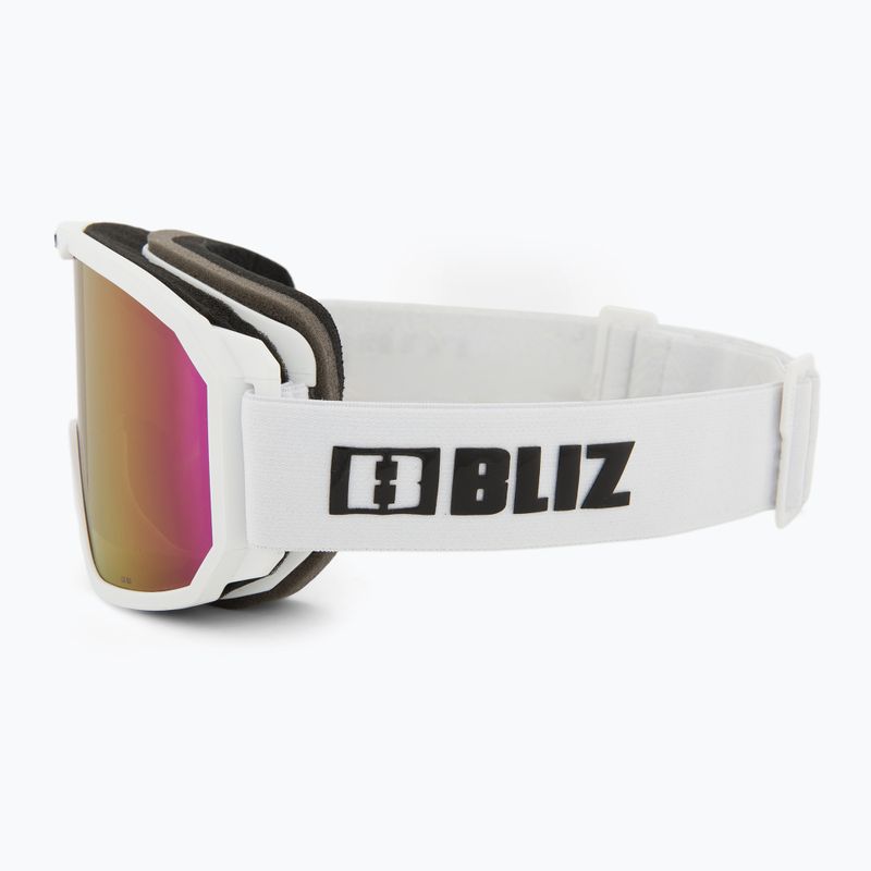 Síszemüveg Bliz Rave matt white/brown pink 4