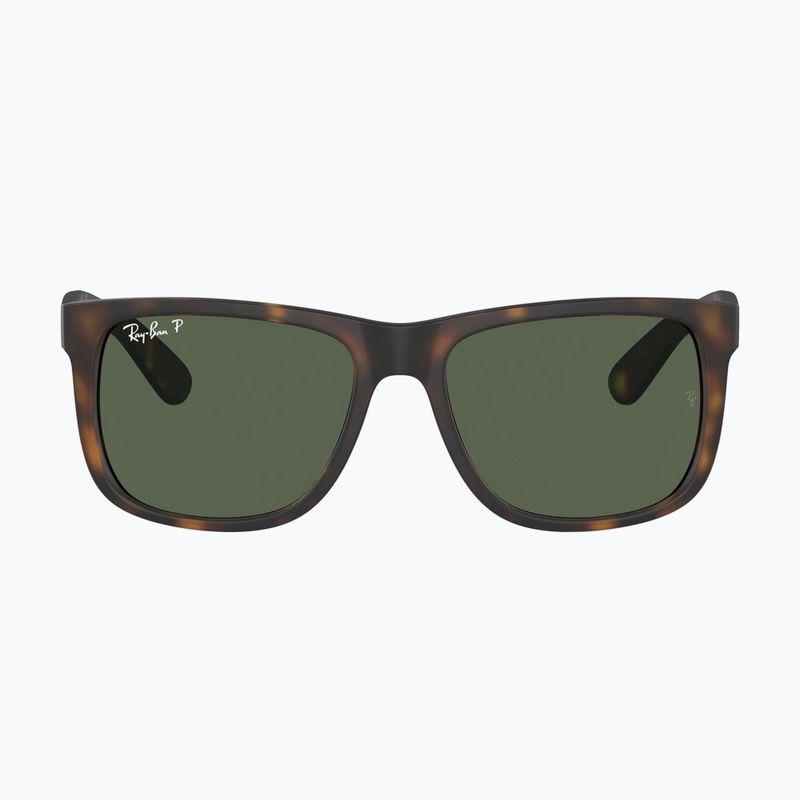 Napszemüveg Ray-Ban Justin Classic havana/sötétzöld polarizált 2