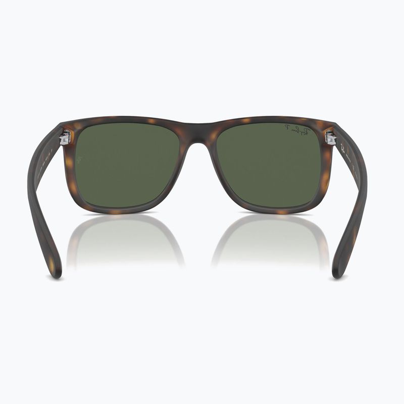 Napszemüveg Ray-Ban Justin Classic havana/sötétzöld polarizált 5