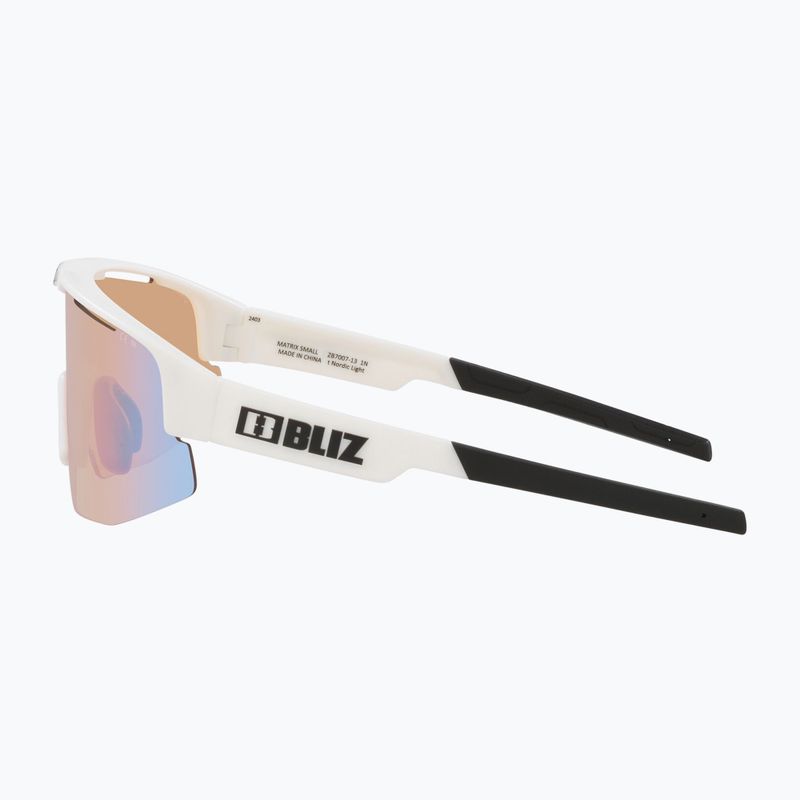 Napszemüveg Bliz Matrix Small Nano Optics Nordic Light matt white/coral/orange blue 5