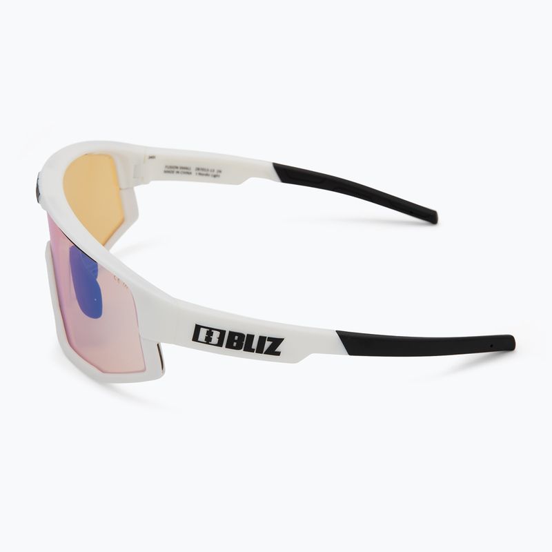 Napszemüveg Bliz Fusion Small Nano Optics Nordic Light matt white/coral/orange blue 5