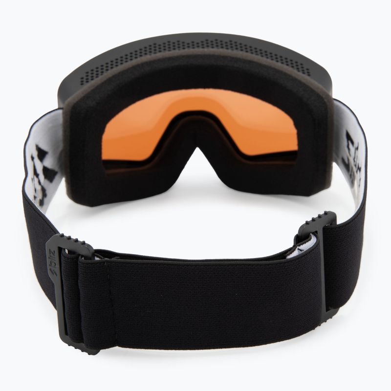 Síszemüveg Bliz G001 matte black/orange/silver mirror 3