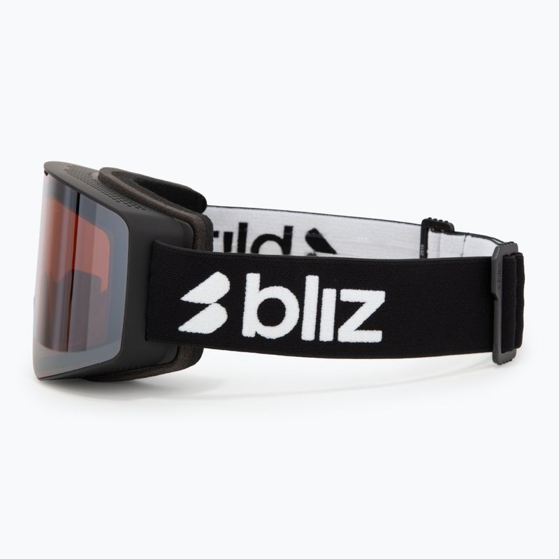 Síszemüveg Bliz G001 matte black/orange/silver mirror 4