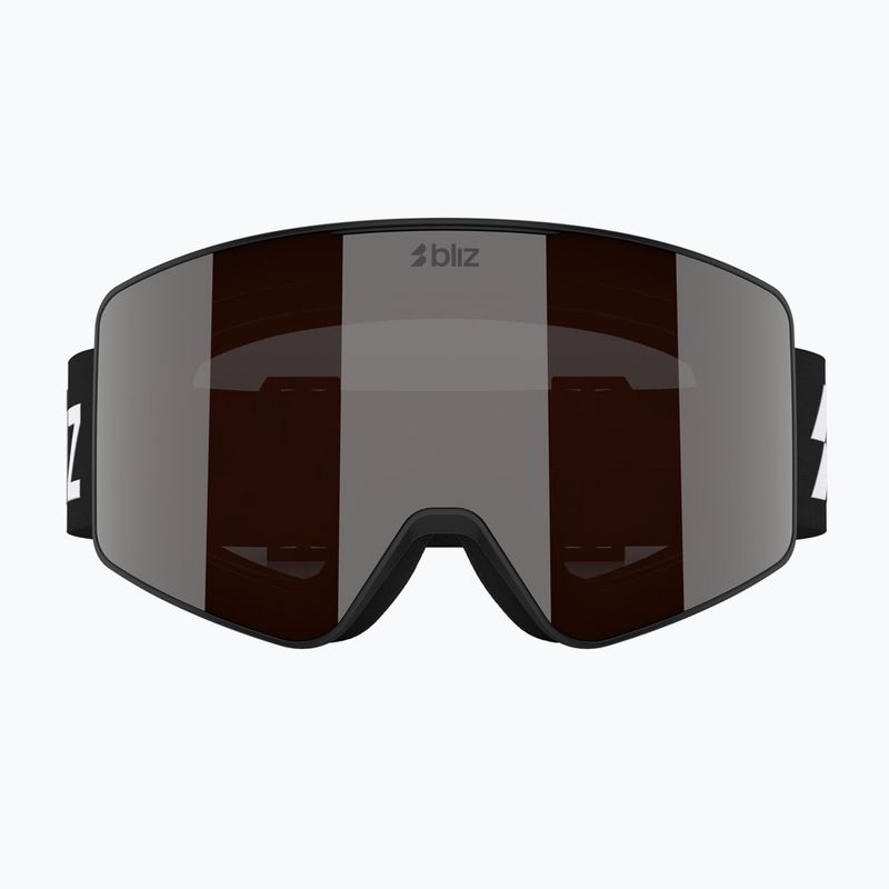 Síszemüveg Bliz G001 matte black/orange/silver mirror 6