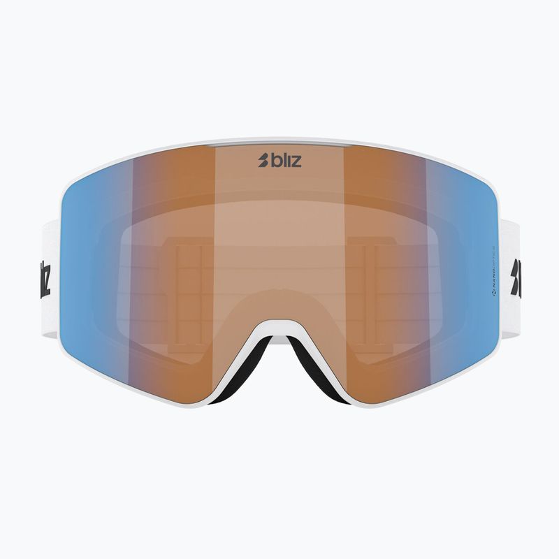 Síszemüveg Bliz G001 matte white/non orange/blue multi 2