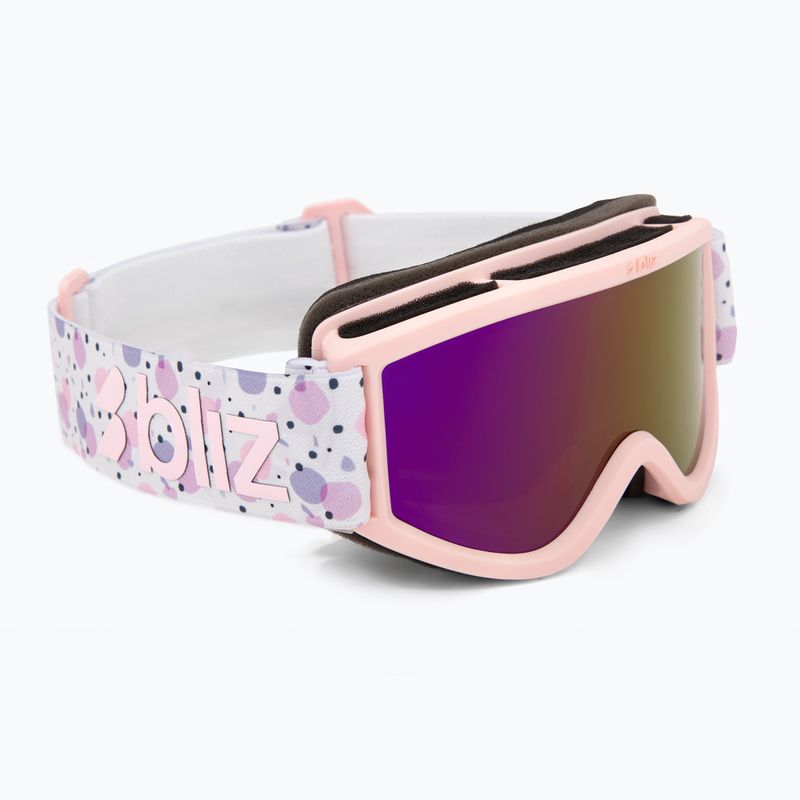 Gyerek sí-szemüveg Bliz Pixie Jr matte pink/brown/pink multi