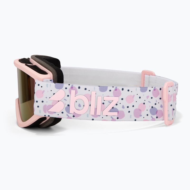 Gyerek sí-szemüveg Bliz Pixie Jr matte pink/brown/pink multi 4