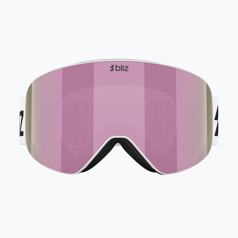 Síszemüveg Bliz Flow matte white/smoke/pink 2