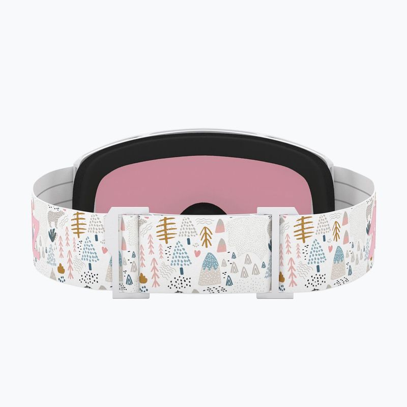 Gyerek síszemüveg Bliz Pixie Jr matte white/pink 3