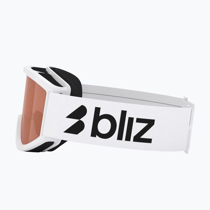 Gyerek síszemüveg Bliz Pixie Jr matte white/orange 4