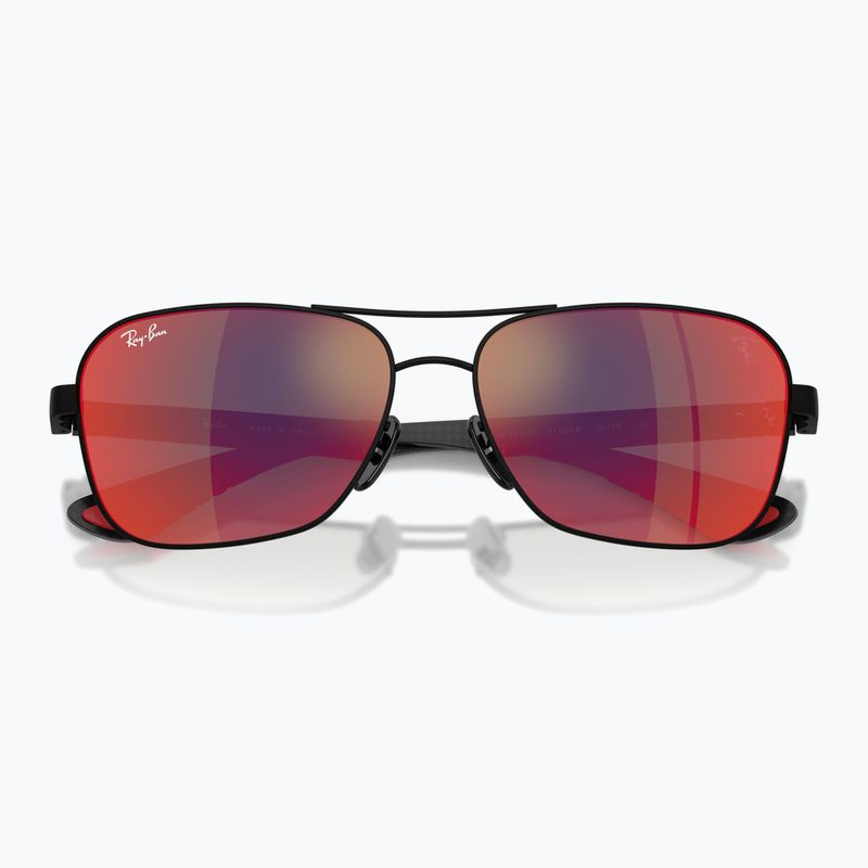 Napszemüveg Ray-Ban Rb8336M Scuderia matt black/dark grey mirror blue/red 3