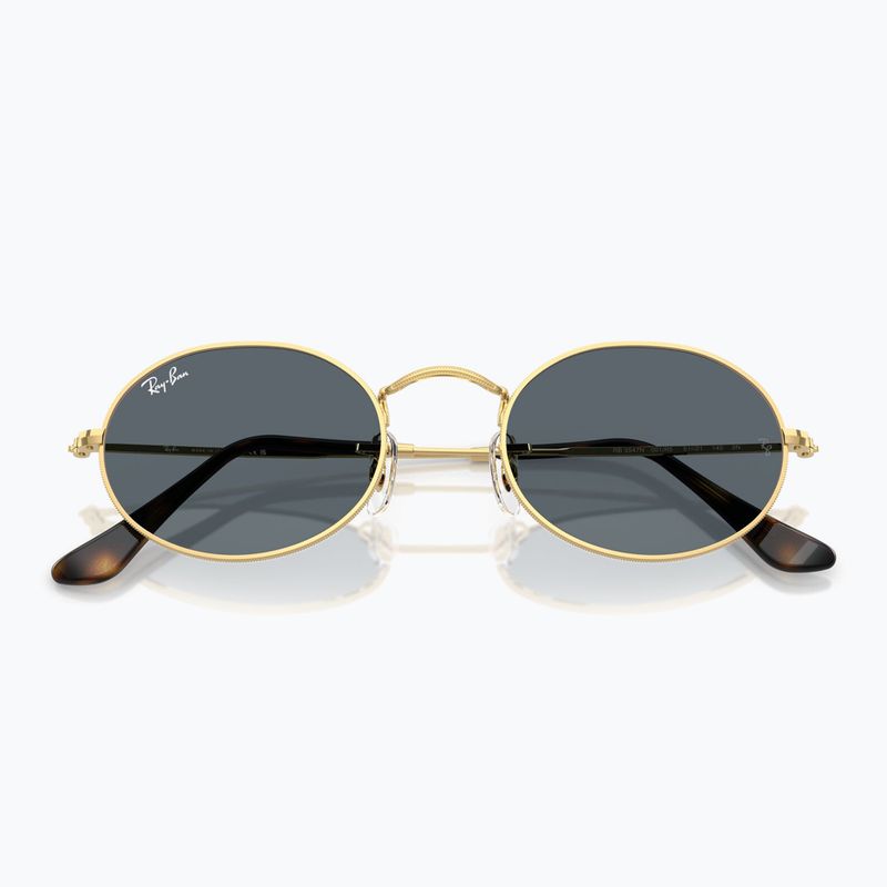 Napszemüveg Ray-Ban Oval arista gold/blue 3