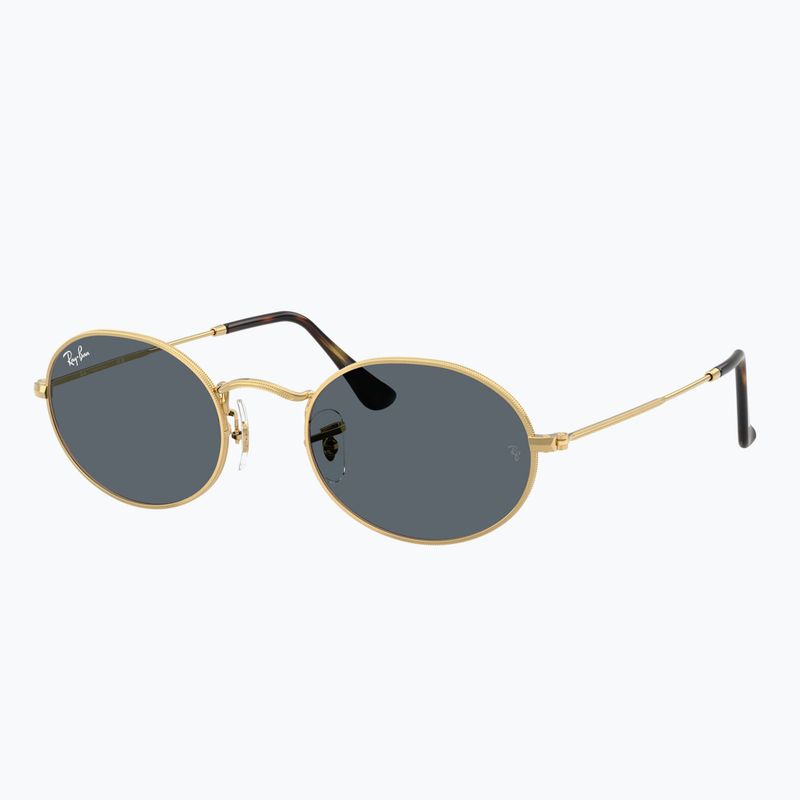Napszemüveg Ray-Ban Oval arista gold/blue 4