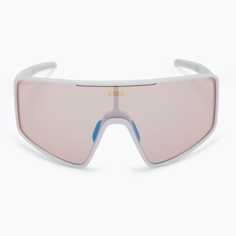Bliz P001 Nano Optics Nordic Light matt fehér/korall/ narancssárga kék multi napszemüveg 3