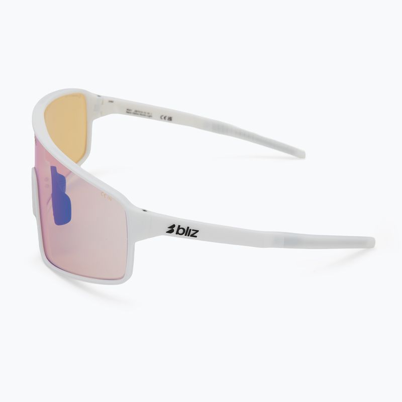 Bliz P001 Nano Optics Nordic Light matt fehér/korall/ narancssárga kék multi napszemüveg 4