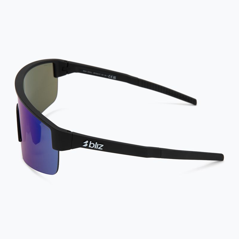 Napszemüveg Bliz P004 Small matte black/grey blue mirror 4