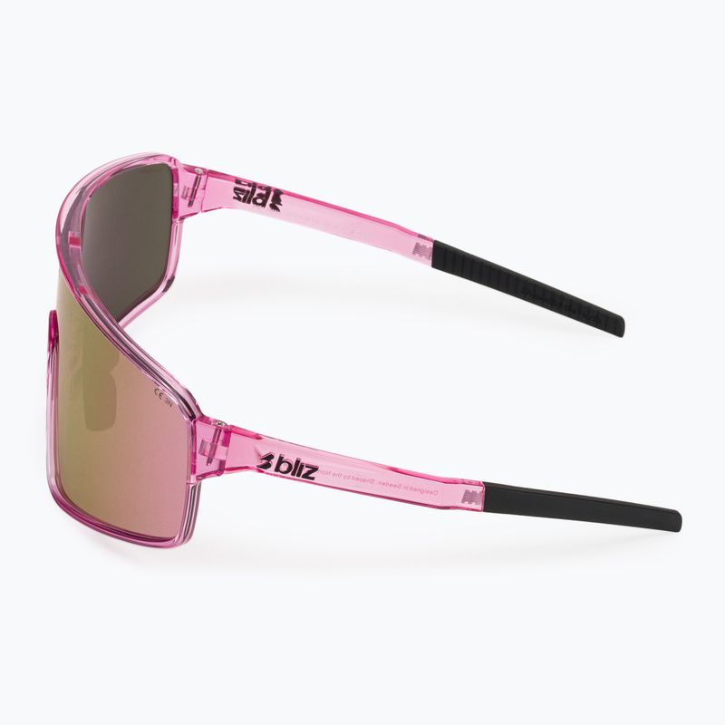Napszemüveg Bliz P001S transparent pink/brown rose multi 4