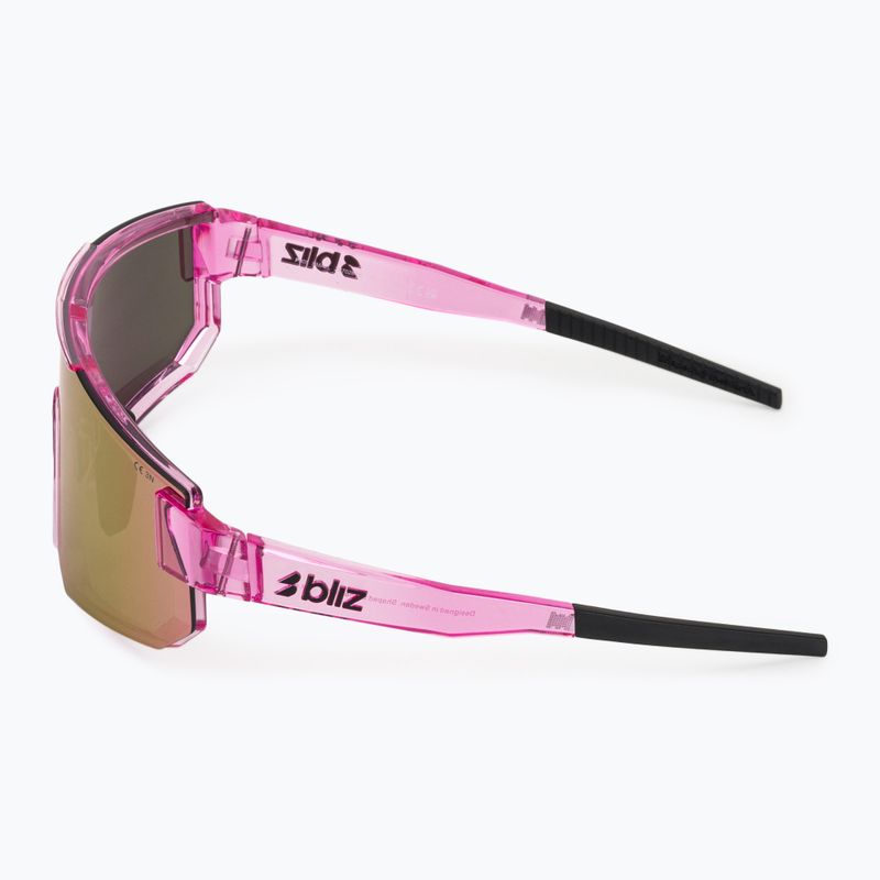 Napszemüveg Bliz P005S transparent pink/brown rose multi 4