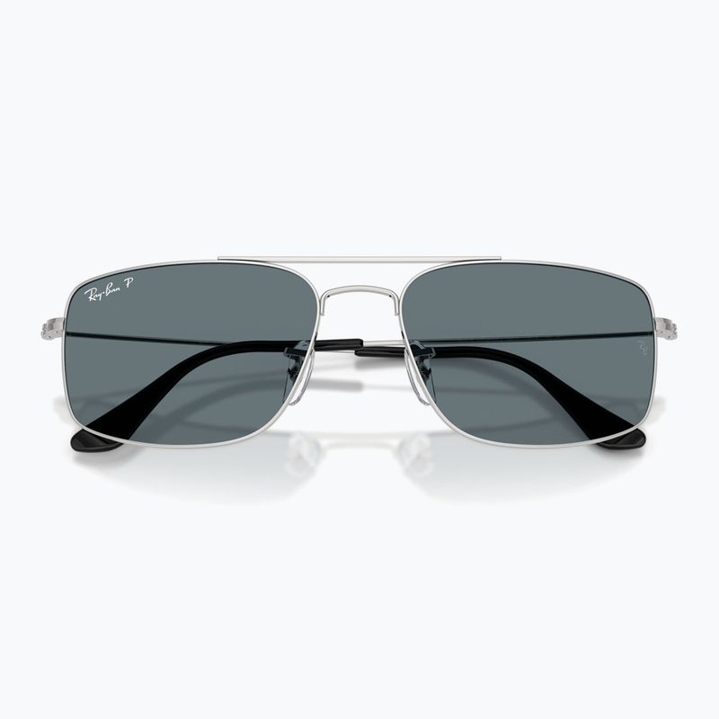 Napszemüveg Ray-Ban Explorer III silver/dark blue polarized 3