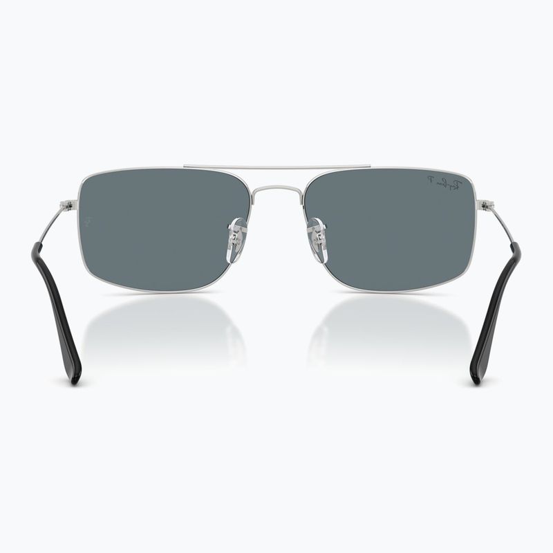 Napszemüveg Ray-Ban Explorer III silver/dark blue polarized 5