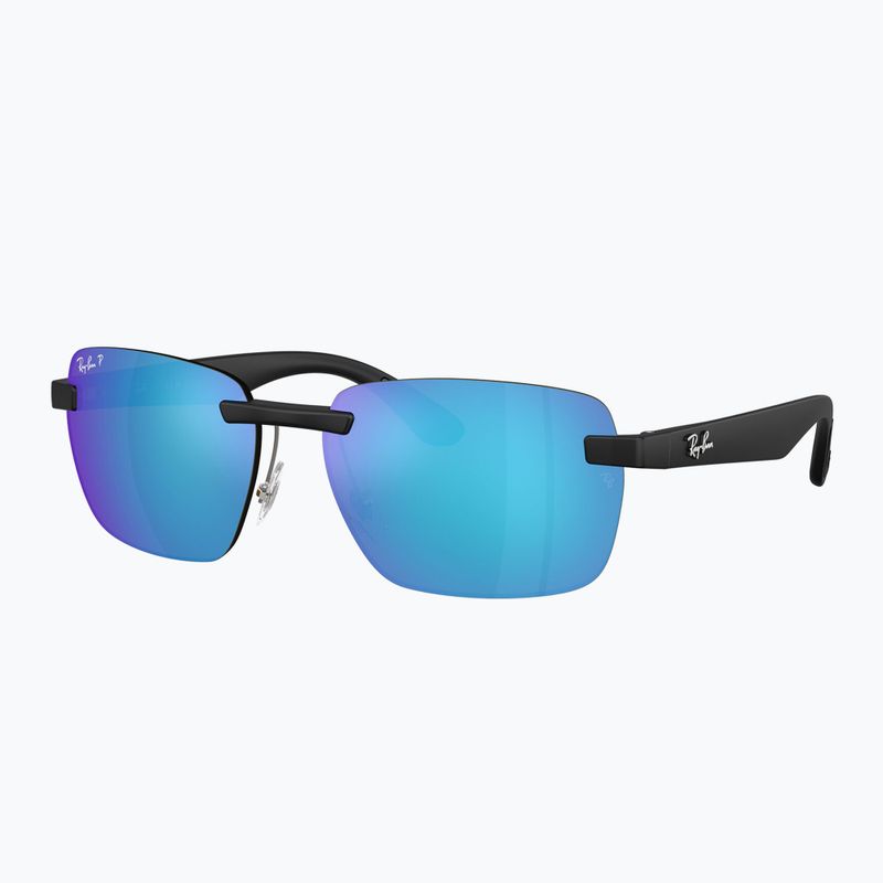 Napszemüveg Ray-Ban RB4470 Polarized+ Lenses matte sand black/green chromance 4