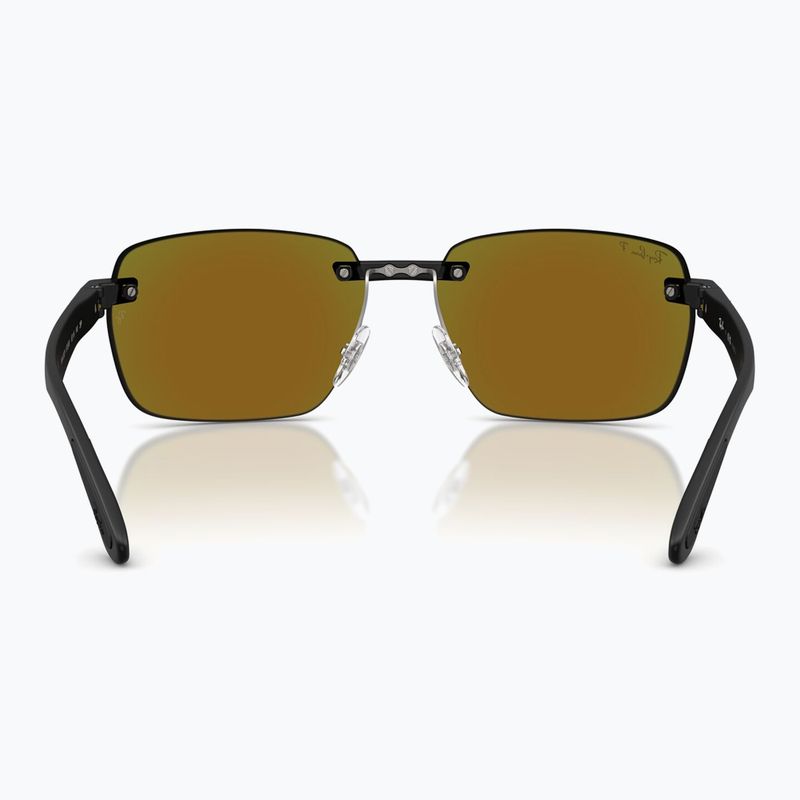 Napszemüveg Ray-Ban RB4470 Polarized+ Lenses matte sand black/green chromance 5