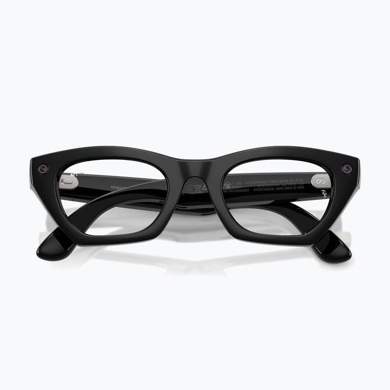 Kamerás szemüveg Ray-Ban Meta Zena shiny black/clear 3