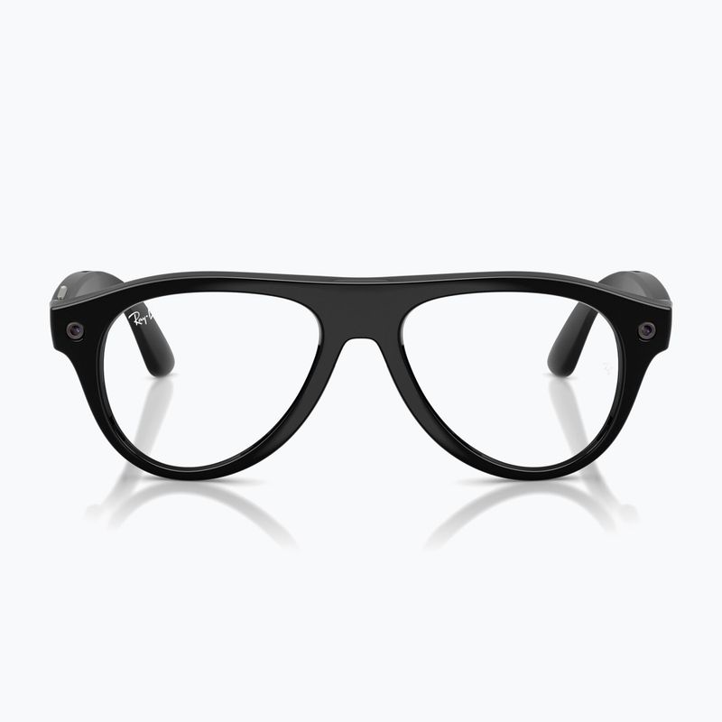 Kamerás szemüveg Ray-Ban Meta Aviator shiny black/trs g. green 2