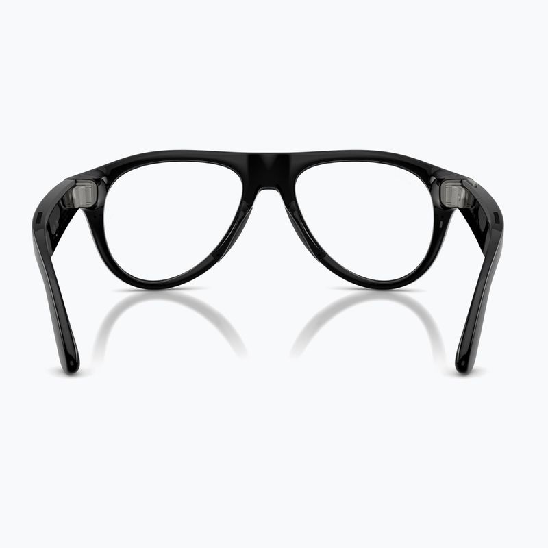 Kamerás szemüveg Ray-Ban Meta Aviator shiny black/trs g. green 3