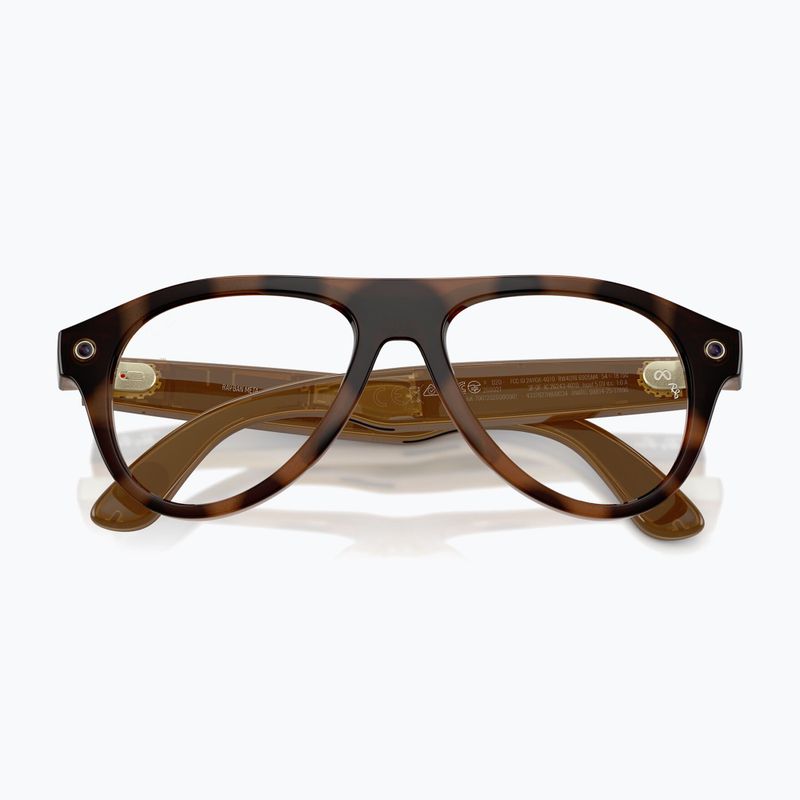 Kamerás szemüveg Ray-Ban Meta Aviator havana/trs brown 6
