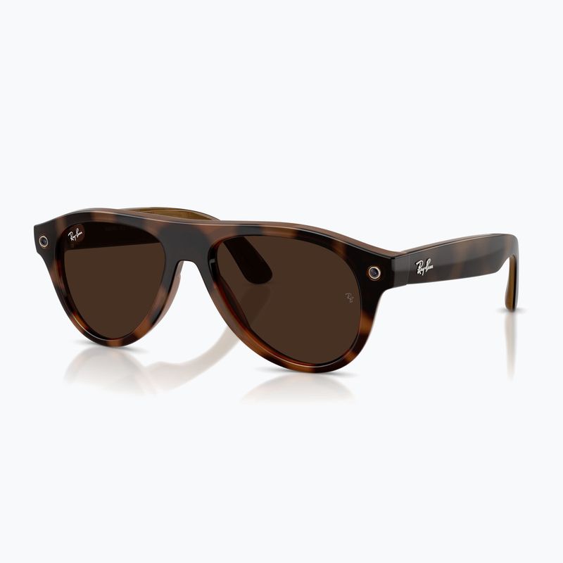 Kamerás szemüveg Ray-Ban Meta Aviator havana/trs brown 8