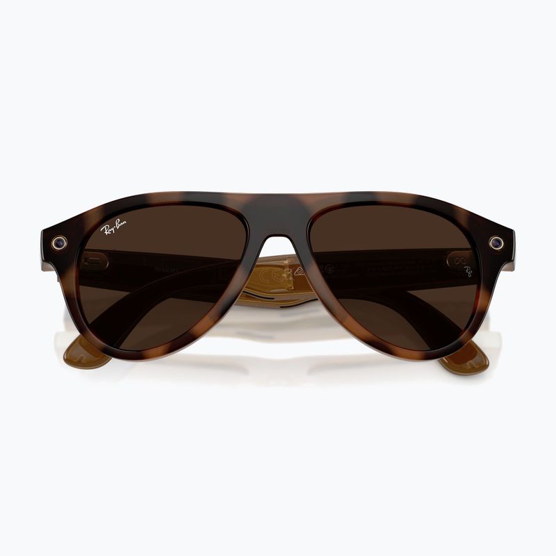 Kamerás szemüveg Ray-Ban Meta Aviator havana/trs brown 9