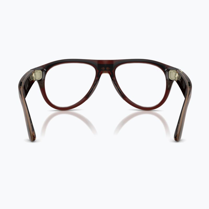 Kamerás szemüveg Ray-Ban Meta Aviator transp. umber/trs jade 3