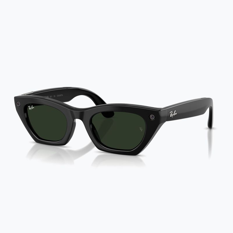 Kamerás szemüveg Ray-Ban Meta Zena shiny black/trs g. green 6