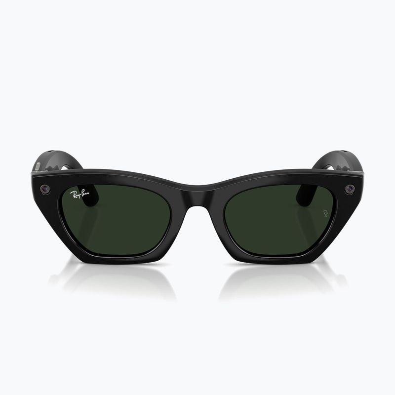 Kamerás szemüveg Ray-Ban Meta Zena shiny black/trs g. green 7