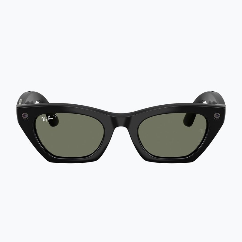 Kamerás szemüveg Ray-Ban Meta Zena shiny black/g15 green polar 2
