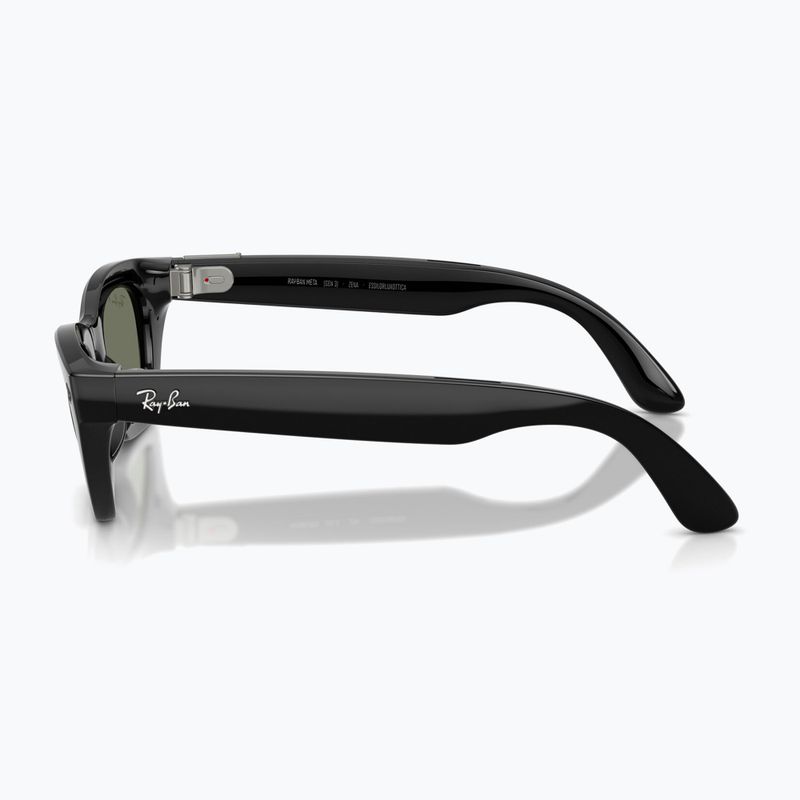 Kamerás szemüveg Ray-Ban Meta Zena shiny black/g15 green polar 5