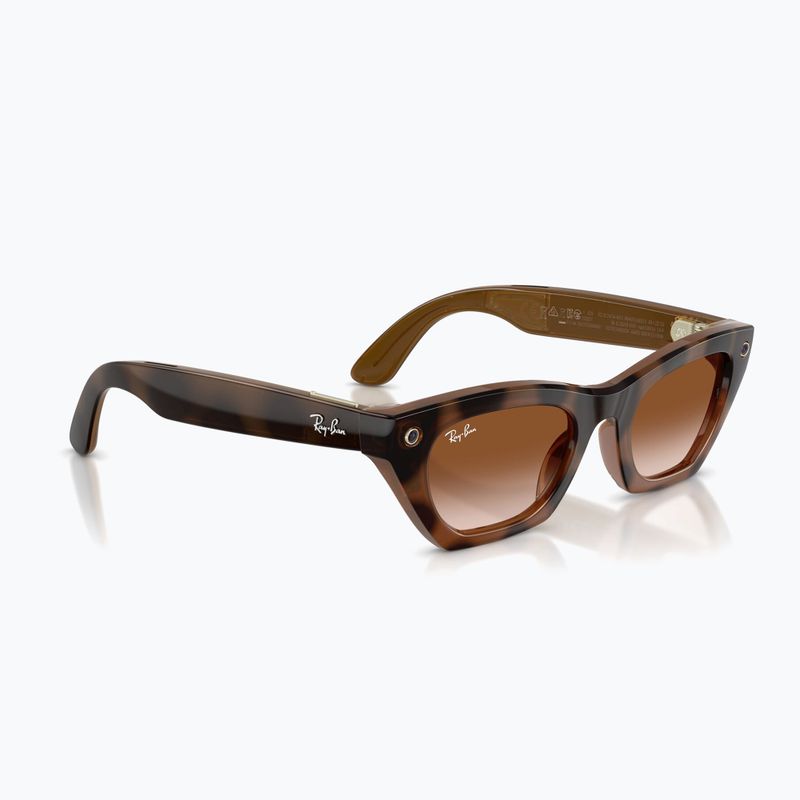 Kamerás szemüveg Ray-Ban Meta Zena havana/gradient brown 4