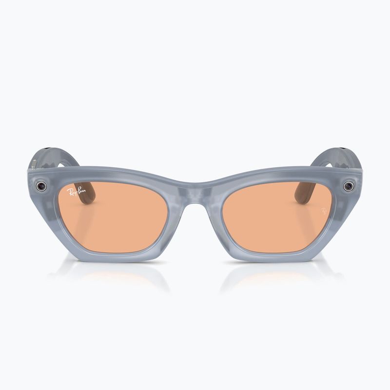 Kamerás szemüveg Ray-Ban Meta Zena milky grey lilac/trs copper 8