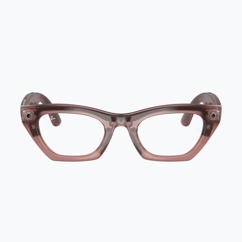Kamerás szemüveg Ray-Ban Meta Zena milky pink blush/trs grey 2