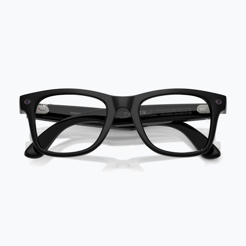 Kamerás szemüveg Ray-Ban Meta Wayfarer shiny black/trs grey 3