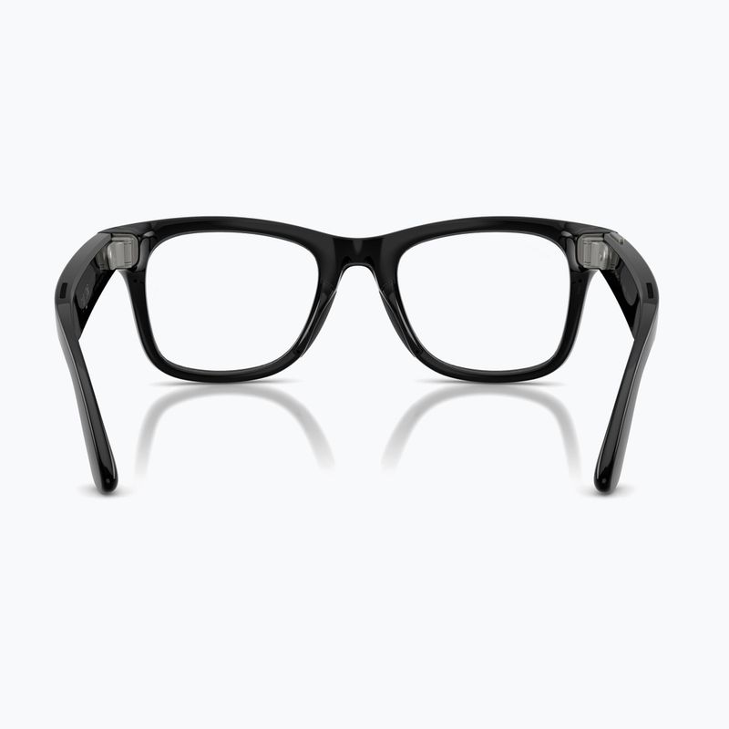Kamerás szemüveg Ray-Ban Meta Wayfarer shiny black/trs grey 5