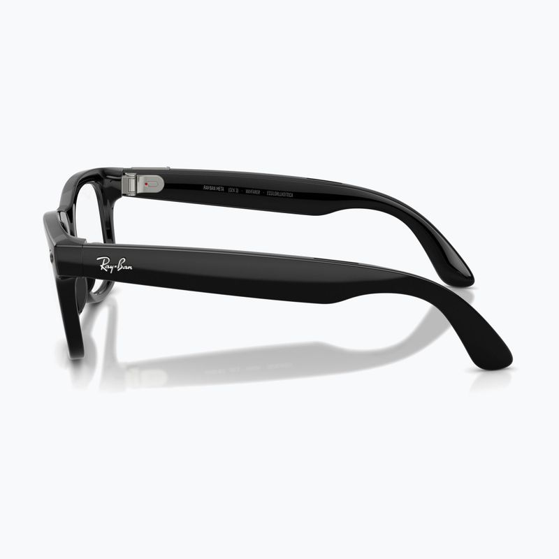Kamerás szemüveg Ray-Ban Meta Wayfarer shiny black/trs grey 6